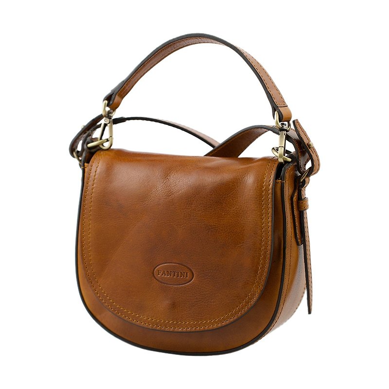 Leather crossbody bag Matilde - Messenger Bags & Sling Bags - Genuine Leather Brown