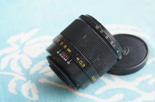 ≪M42≫Industar　NHAYCTAP-61A 3-MC 50mm 2.8 Cased M42 Industar 61-A /3-MC 50mm f/2.8 Macro Lens & Papers