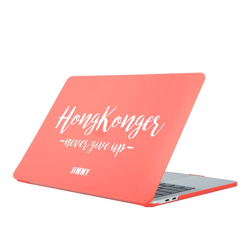 【Customization】【HongKonger(Custom Name)】Macbook Case Customization - Tablet & Laptop Cases - Plastic Gray