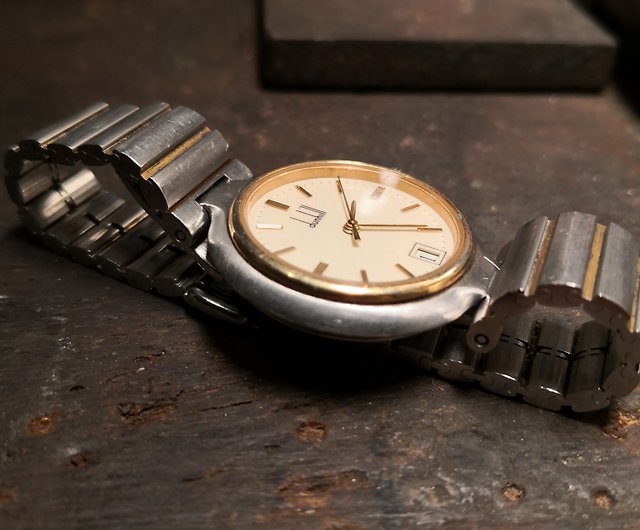 ダンヒル 1990年代 クォーツ時計/ユニセックスウォッチ/ヴィンテージ - ショップ SAGW Share a good watch  男女兼用（ユニセックス）腕時計 - Pinkoi