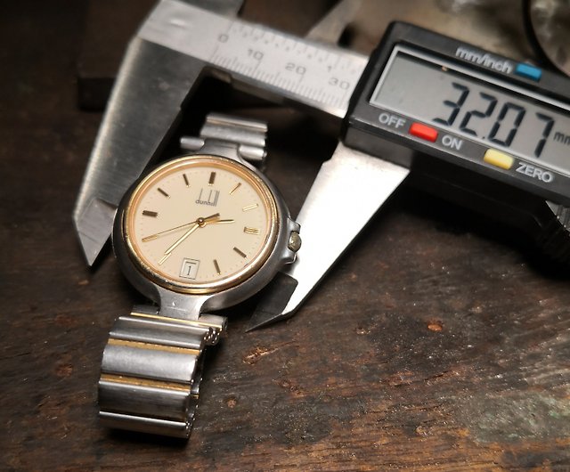 ダンヒル 1990年代 クォーツ時計/ユニセックスウォッチ/ヴィンテージ - ショップ SAGW Share a good watch  男女兼用（ユニセックス）腕時計 - Pinkoi