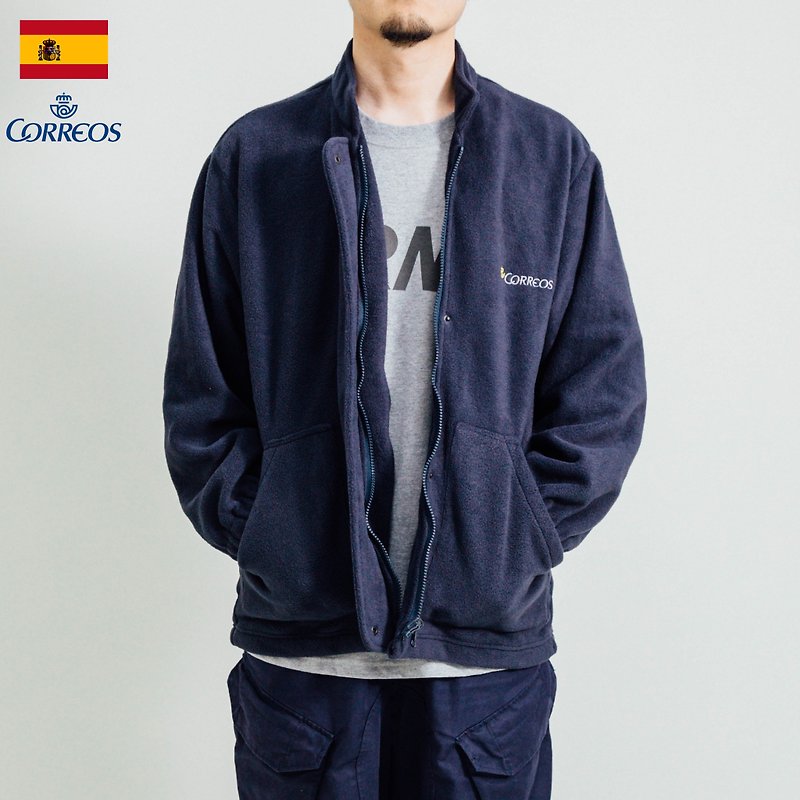 Spanish Post Office Fleece Jacket Correos Polar Fleece Jacket - Men's Coats & Jackets - Polyester 