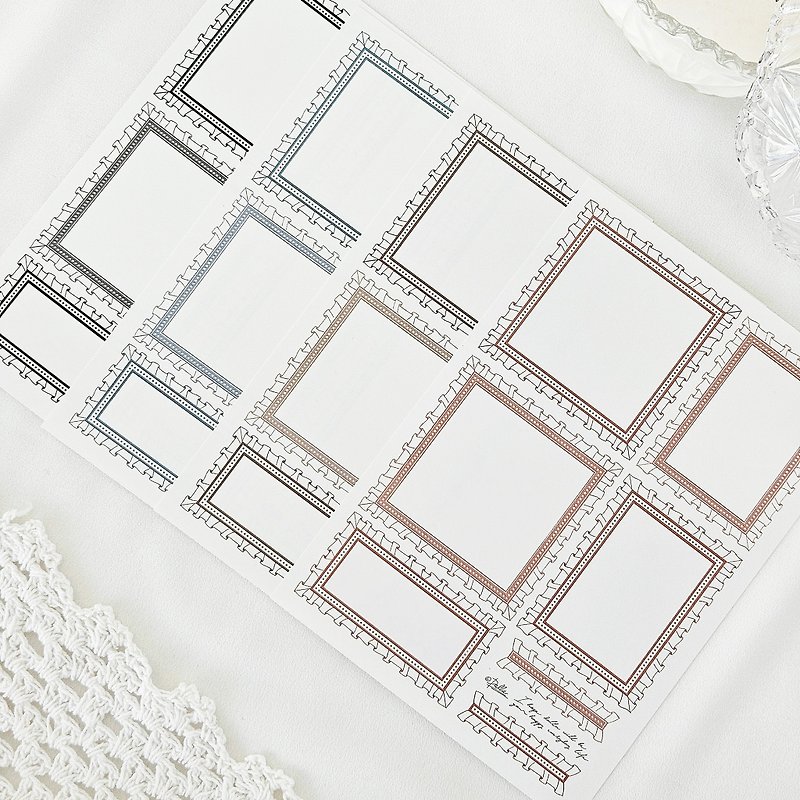 Frill frame paper - 卡片/明信片 - 紙 