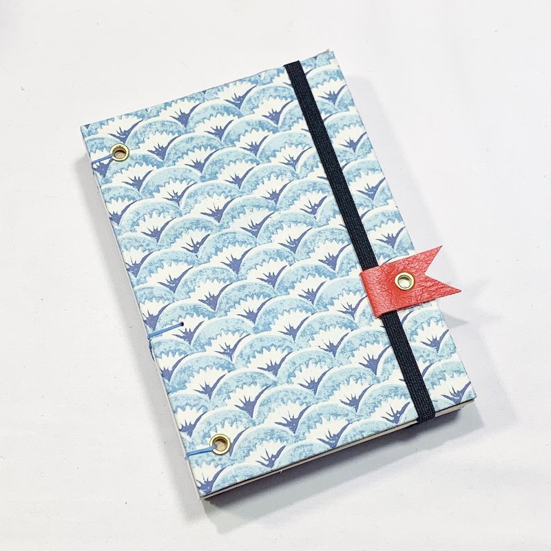 Blue Room - A6 Handmade Journal Book - สมุดบันทึก/สมุดปฏิทิน - กระดาษ 