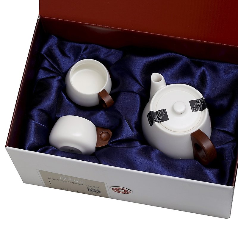 Red dot design award|The White Truth Tea Ware Gift Set(3pcs) - ถ้วย - ดินเผา 