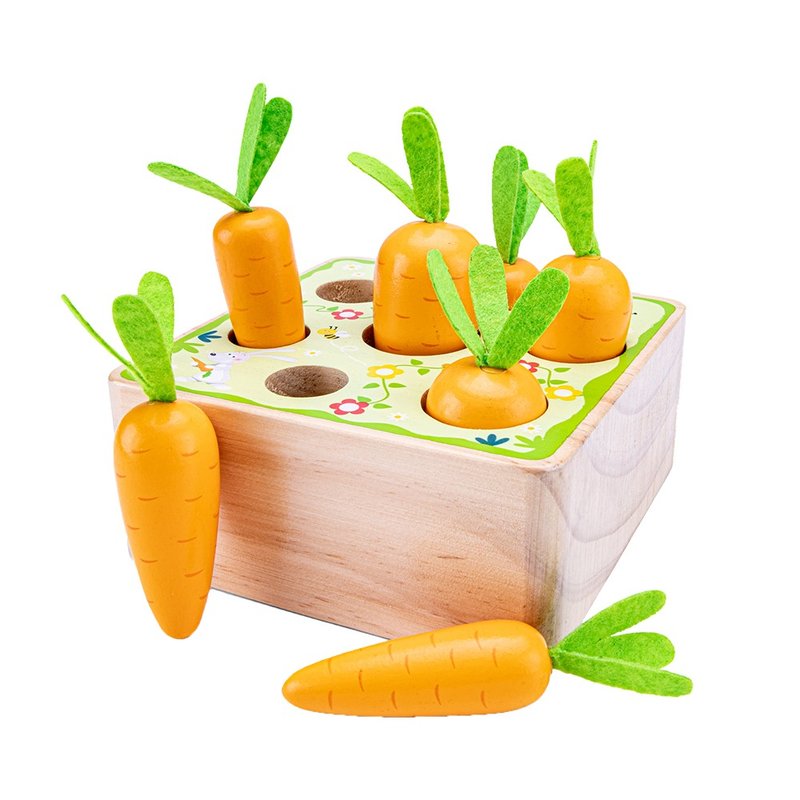 【荷蘭New Classic Toys】寶寶認知學習拔蘿蔔玩具 - 10804 - 寶寶/兒童玩具/玩偶 - 木頭 