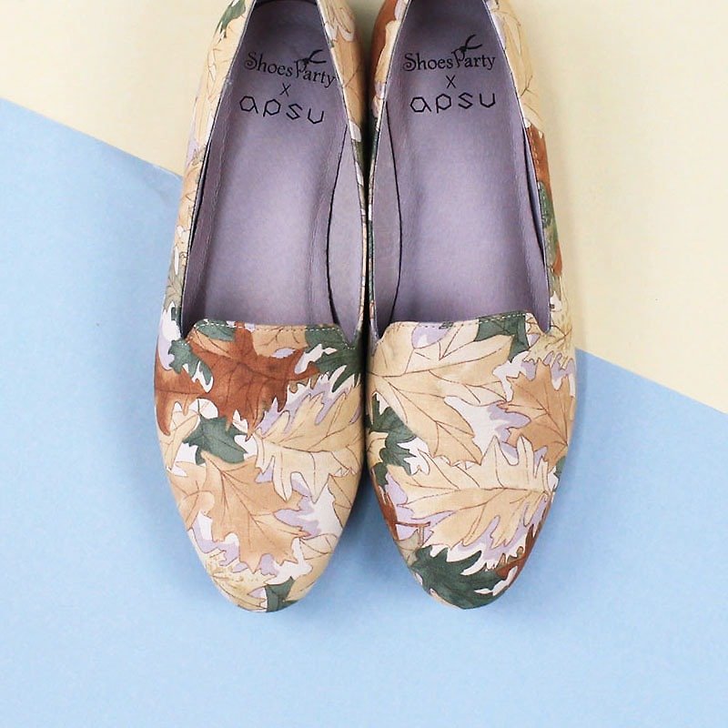 [25.0 Spot] Autumn Fairy Tale Book Obella / Handmade / Japanese Fabric / M2-15363F - Women's Casual Shoes - Other Materials 
