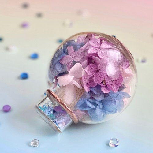 glassnique 萬華鏡 雨上がりの紫陽花