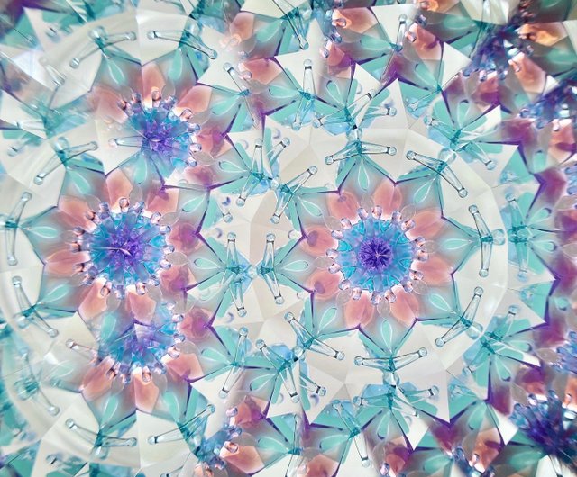 万華鏡 雨上がりの紫陽花 - ショップ GlassNique（グラスニーク