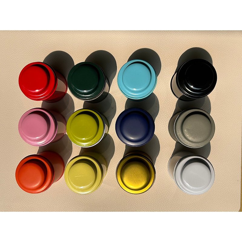[Wu Zang Tea X Longzilong] Colorful Macaron Taiwan Tea Can Series—Small Tin Can (Empty Can) - Other - Other Materials Multicolor