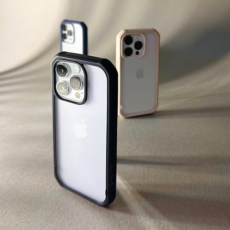 【NavJack】Super anti-fall military-standard anti-fall case│APPLE iPhone 15 full series models - เคส/ซองมือถือ - พลาสติก สีดำ