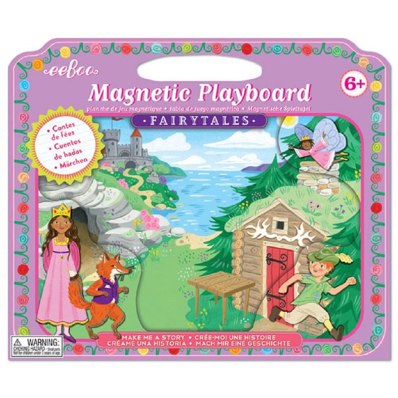 Magnetic Board 磁鐵遊戲板 - Fairytales 童話故事 - 拼圖 - 紙 紫色