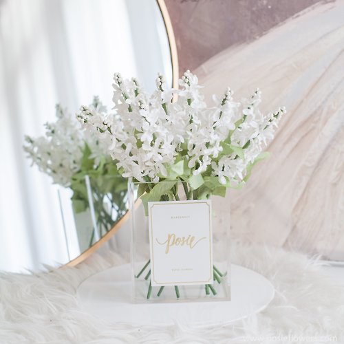 posieflowers WHITE LILAC | Paris vase for Home Decoration