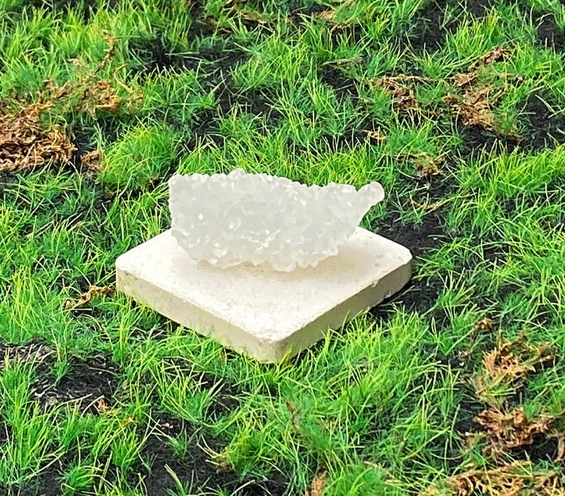 能量擺飾-天然純淨白色可愛魚眼石原礦 療癒 開運 快速出貨 - 擺飾/家飾品 - 水晶 白色