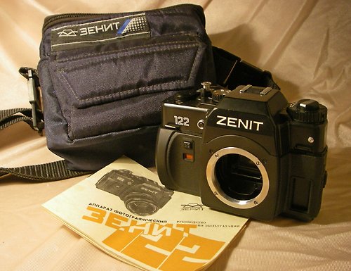 geokubanoid KMZ ZENIT-122 35 毫米膠卷單眼相機機身帶賓得 M42 鏡頭卡口俄羅