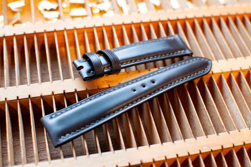 Handmade leather strap-Italian vegetable tanned leather - สายนาฬิกา - หนังแท้ 