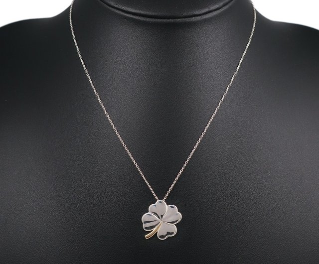 値下げ　ティファニー　クローバーネックレス　美品です(*^^*) 日本直送】ティファニー TIFFANY&Co. クローバー ネックレス