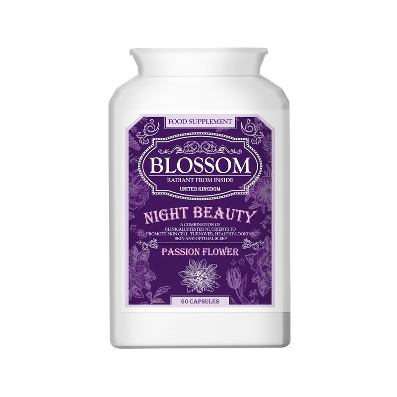 舒壓助眠 修護皮膚 | 英國Blossom Night Beauty 60粒 (4+1套裝) - 養生/保健食品/飲品 - 濃縮/萃取物 咖啡色