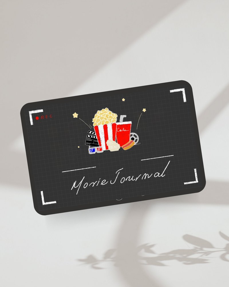 【黑底手繪風】電子觀影手帳 Movie Journal - 電子手帳及素材 - 其他材質 