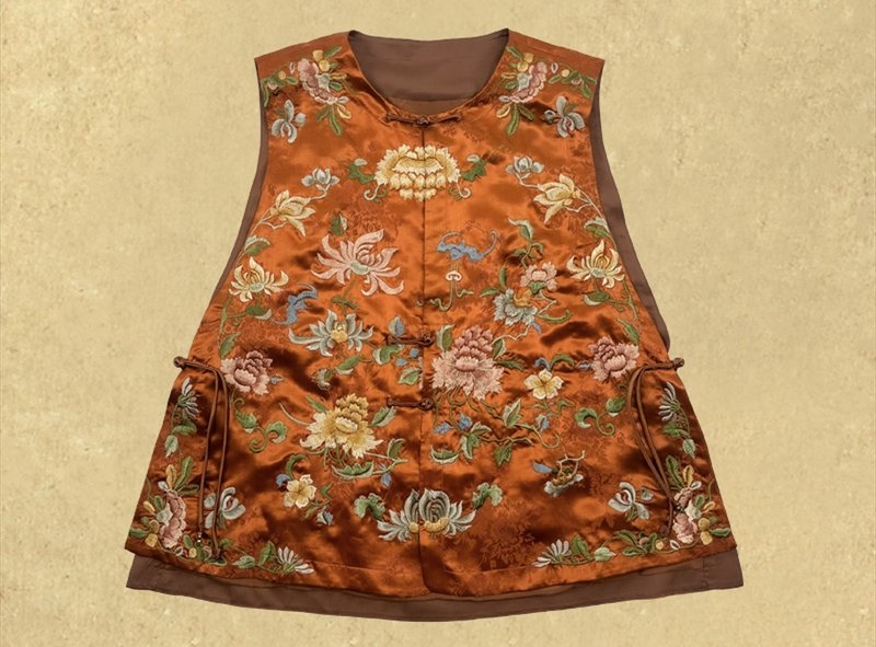 Guiyuan New Chinese Retro Xiangyunsha Top Vest - เสื้อผู้หญิง - ผ้าไหม หลากหลายสี