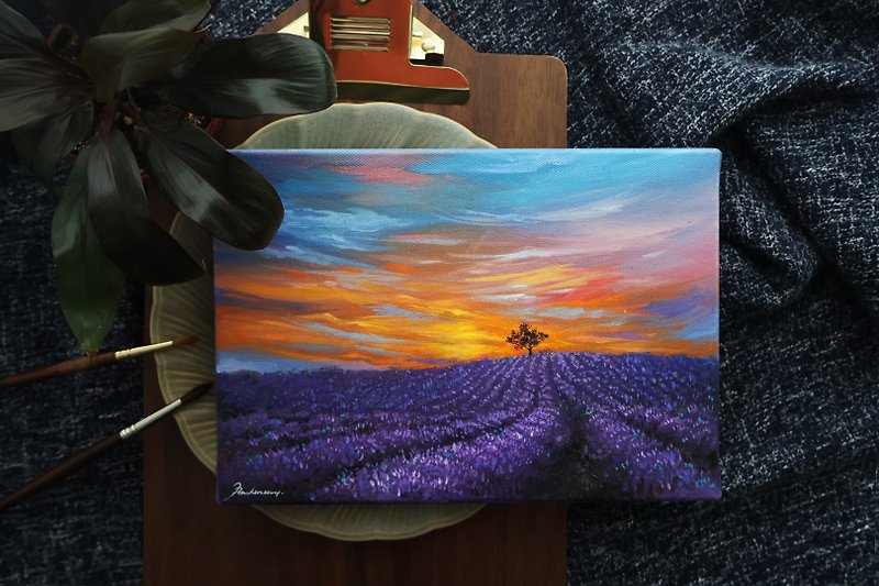 [Experience] One-day painting class for adults・Provence・Acrylic painting・Taoyuanchang - วาดภาพ/ศิลปะการเขียน - วัสดุอื่นๆ 