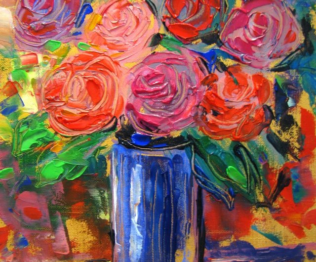 金登美作　油絵「リラの花」 金登美作 油絵「リラの花」 金登美作油絵「リラの花」