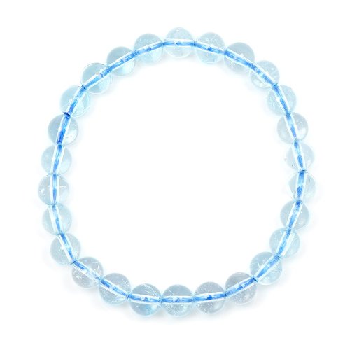 正佳珠寶 Gemsrich Jewelry 【正佳珠寶】託帕石 頂級天空藍 6.8-7.3mm 託帕石手珠