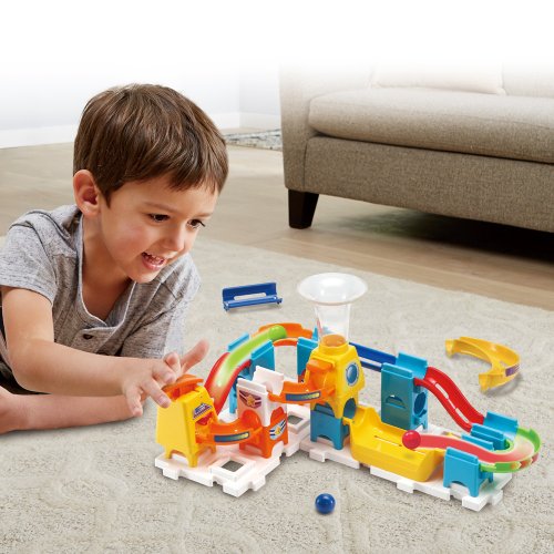 Vtech Toys 臺灣代理 Vtech 智慧滾球積木建構軌道組-基礎款