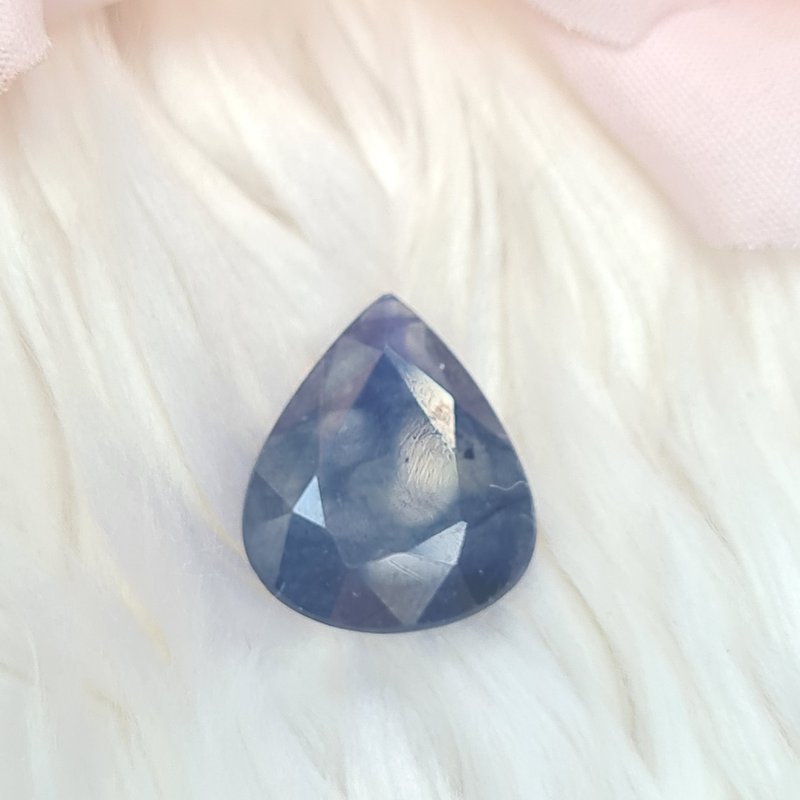 ์Natural pear shaped blue sapphire size 11X15 mm. weight 7.10 cts - Metalsmithing/Accessories - Gemstone Blue