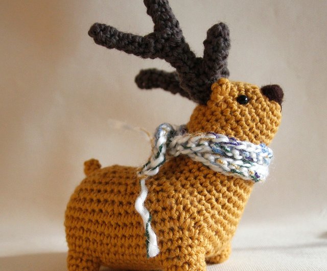  Reindeer handmade crochet Plush, Handmade Crochet Reindeer,  Handmade Crochet Animals : Handmade Products