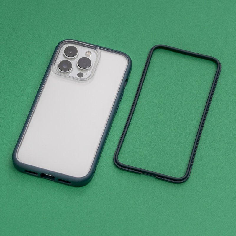 Mod NX邊框背蓋兩用手機殼-暗夜綠/ for iPhone 11/13 系列 - 手機配件 - 塑膠 綠色