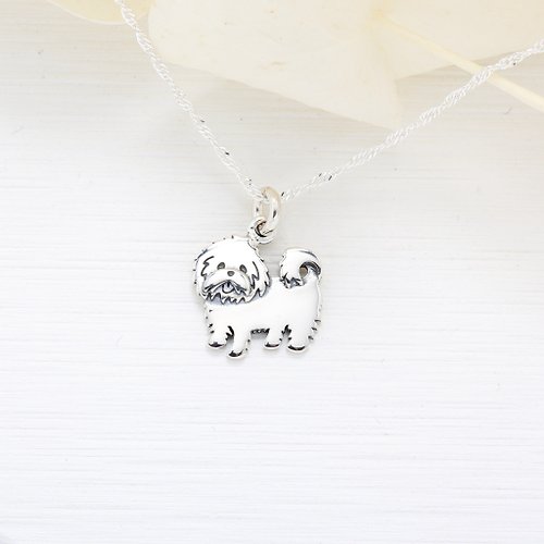 Angel & Me 珠寶銀飾 馬爾濟斯 狗 犬 Maltese s925 純銀 項鍊 情人節 母親節 禮物