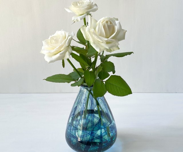 花器 色格子 花瓶 32 - ショップ shizuka miura 花瓶・植木鉢 - Pinkoi