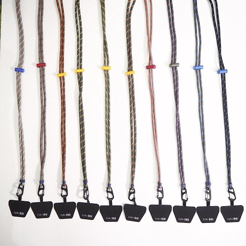 The Layers 可拆式手機掛繩 | 防摔掛頸減壓背帶斜背 客製編織背繩結設計