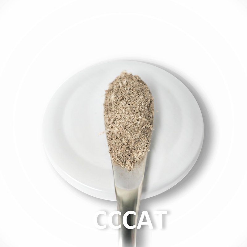 CCCAT 海藻雞肉凍乾粉 - 貓/狗罐頭/鮮食 - 玻璃 卡其色