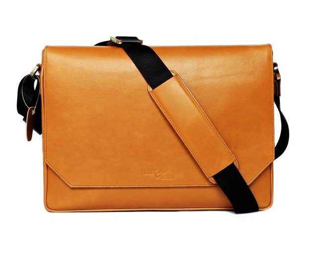 leather macbook messenger bag