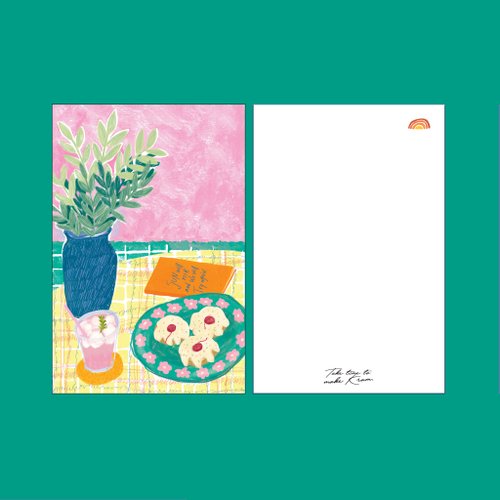 take time to make Kraam Postcard cherry muffins04