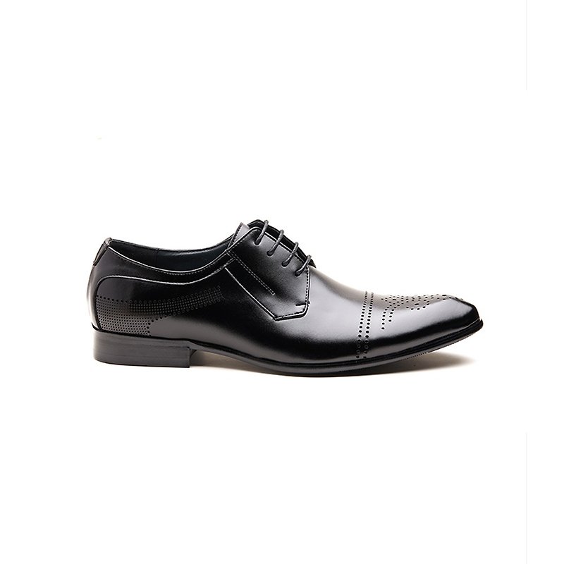 รองเท้าหนัง Lindell KG80046 สีดำ - รองเท้าหนังผู้ชาย - หนังแท้ สีดำ