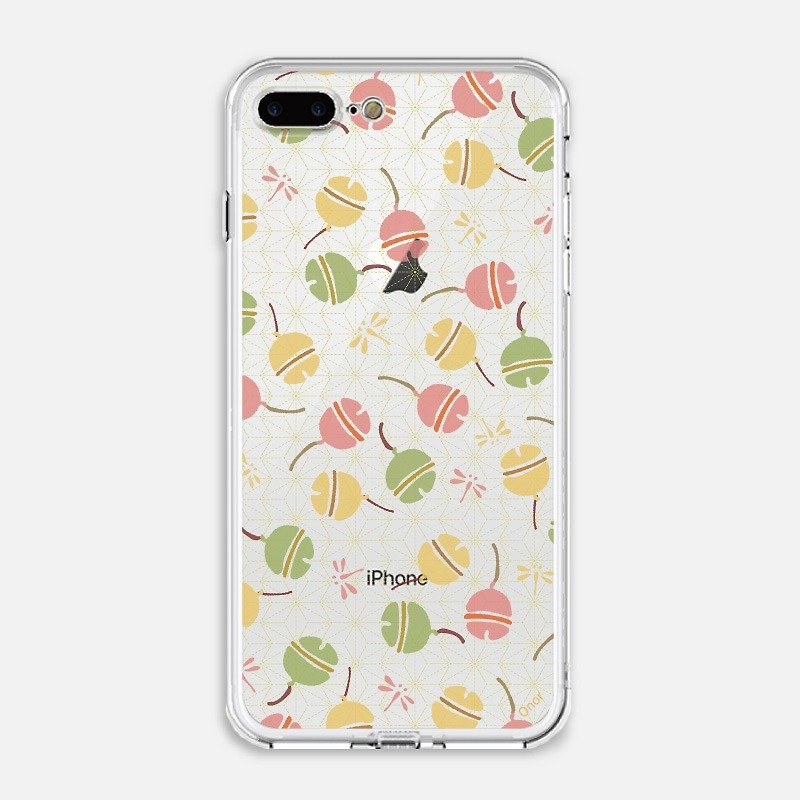Japanese Painting【Bells】Crystals Phone Case - Phone Cases - Plastic Transparent