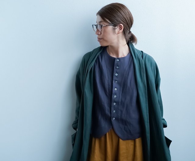 wafu【リネンベスト】世代を超えて愛されるヨーロピアンヴィンテージ