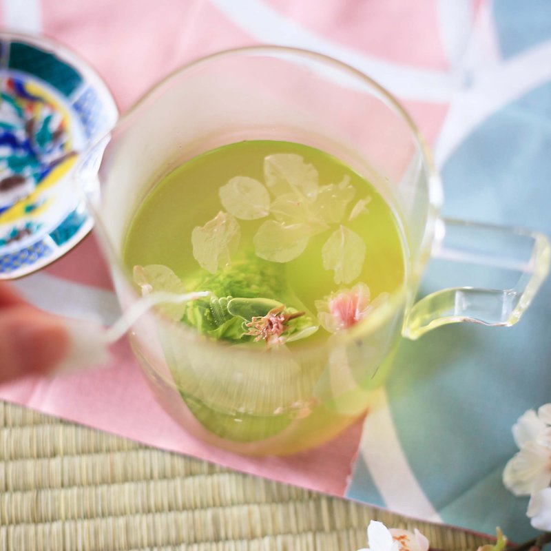 櫻花糙米日本茶 - 茶葉/漢方茶/水果茶 - 新鮮食材 粉紅色