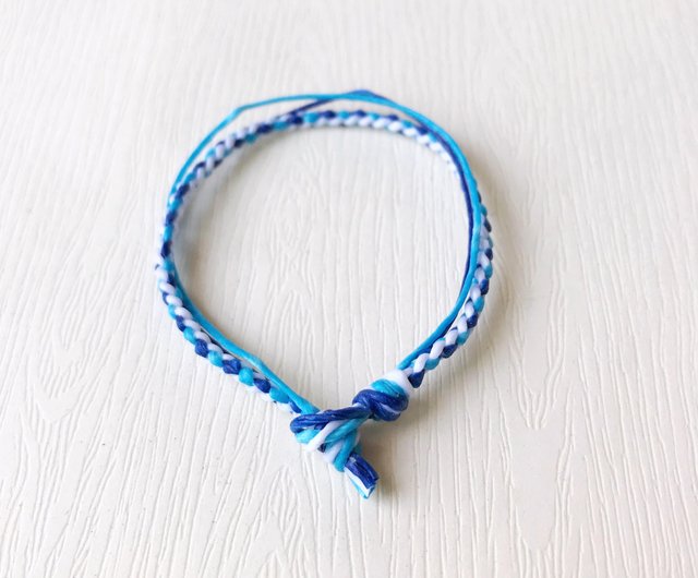 Customized Braided Wax Thread Bracelet X Bracelet; Five Pattern Designs -  Shop bosquecosa Bracelets - Pinkoi