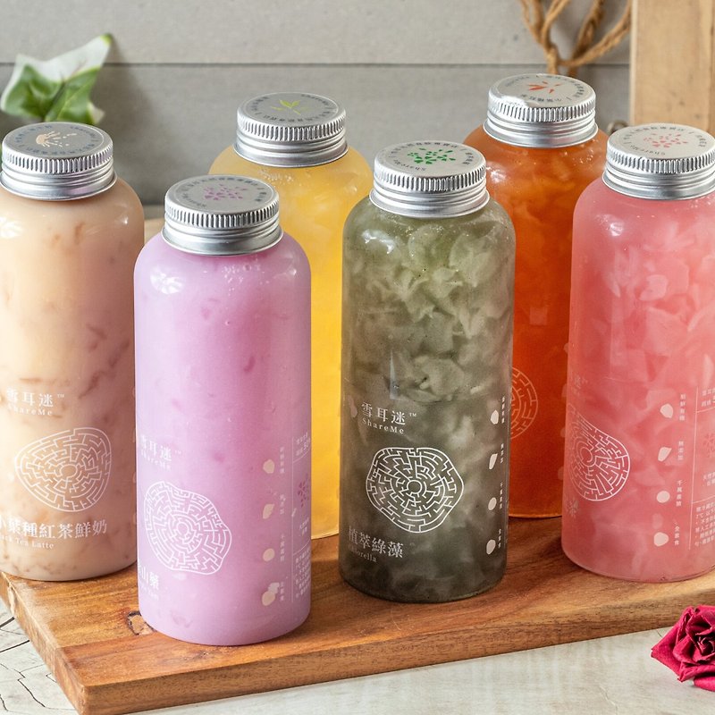 Snow fungus fan/tremella drink 6 into popular combination (420ml/bottle) can be mixed and matched - 健康食品・サプリメント - 食材 多色