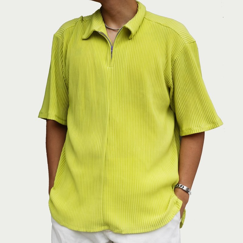 Super.5 - Festival Shirt (Fuji Rock color) - Men's Shirts - Other Materials Green