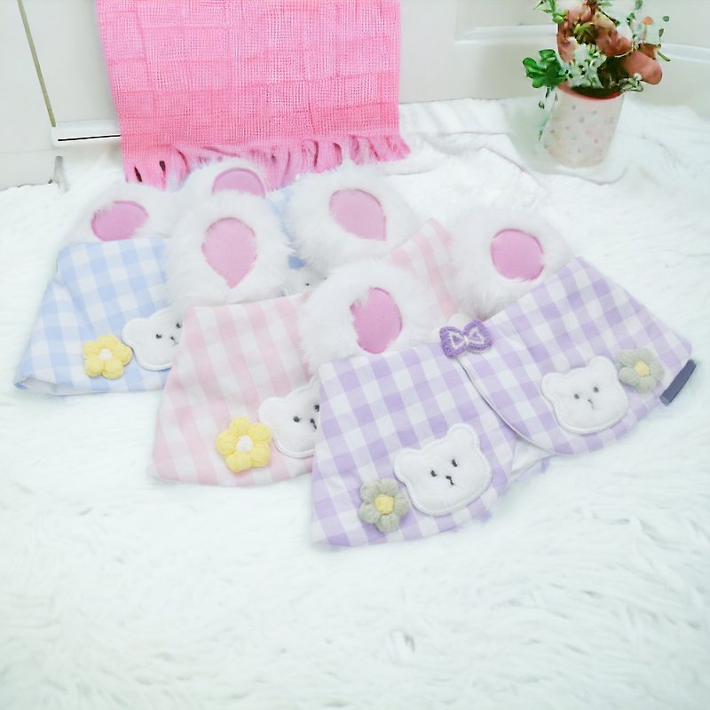 *Pre-order*【MOMOJI】Casual Pet Bib - BEAR GARDEN - Clothing & Accessories - Polyester Multicolor