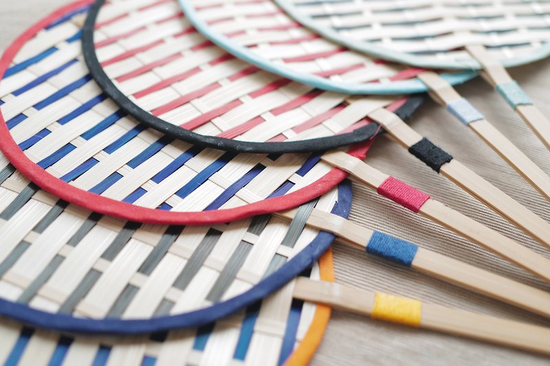 The Mills Hand-Woven Bamboo Fan Weaving Kit - Wood, Bamboo & Paper - Bamboo Multicolor