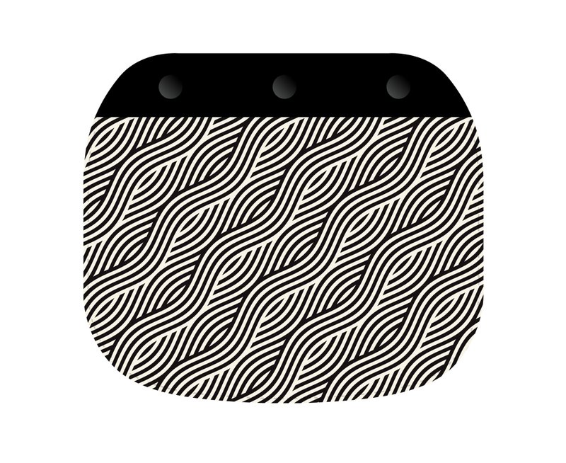 Omni Pouch 隨行袋 可拆換式掀蓋 - Wave Lines - 手提包/手提袋 - 其他材質 