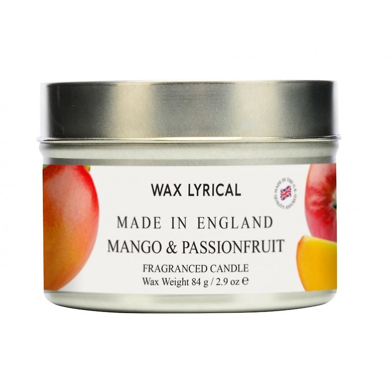 England Candle MIE Series Mango and Passion Fruit Tin Can Candle - เทียน/เชิงเทียน - ขี้ผึ้ง 