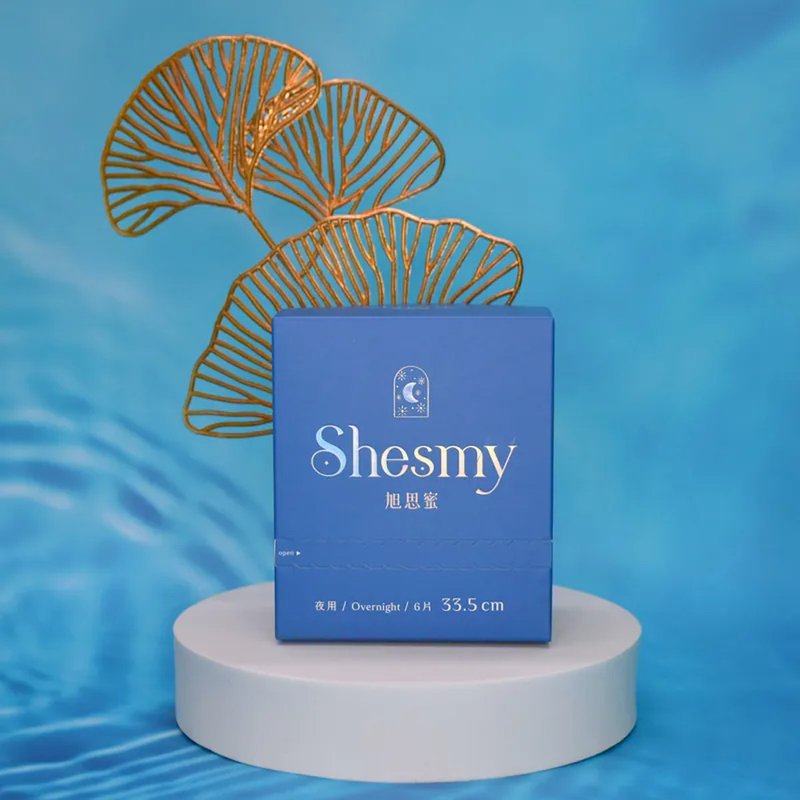 【Special Offer】Shesmy Eco-Friendly Pads - 33.5 cm | Menstrual Pads - Feminine Products - Eco-Friendly Materials Blue