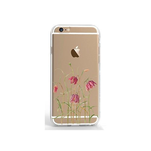 ModCases Clear iPhone case Samsung Galaxy case flower 1212